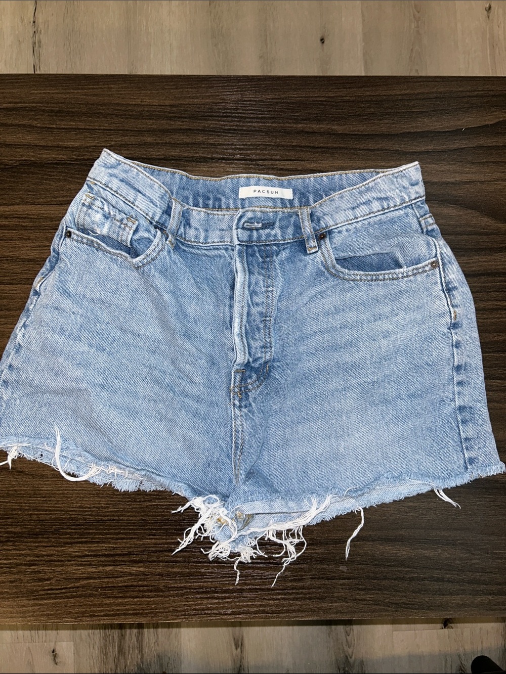 PacSun High-Rise Icon Denim Shorts